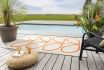 orla kiely vloerkleed giant lin st persimmon outdoor 460703 140x200